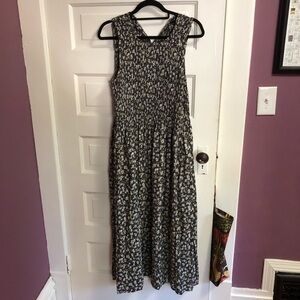 NWOT Madewell Melody Smocked midi dress